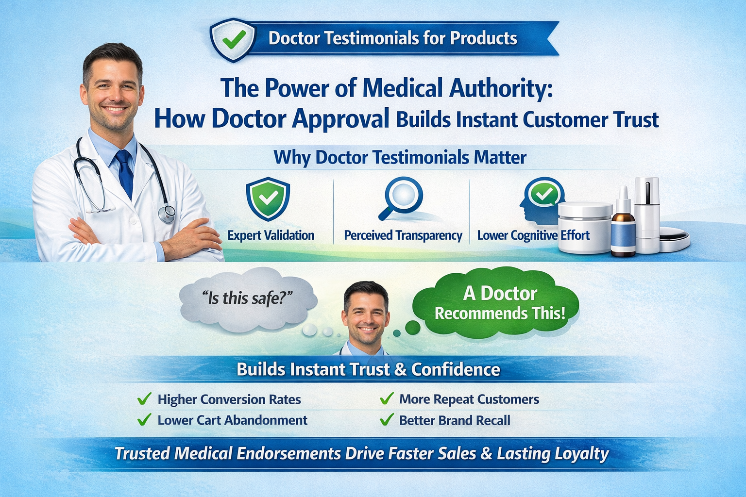Why Doctor-Endorsed Products Sell Faster in the Health & Wellness Industry